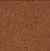 Terracotta colored concrete sample