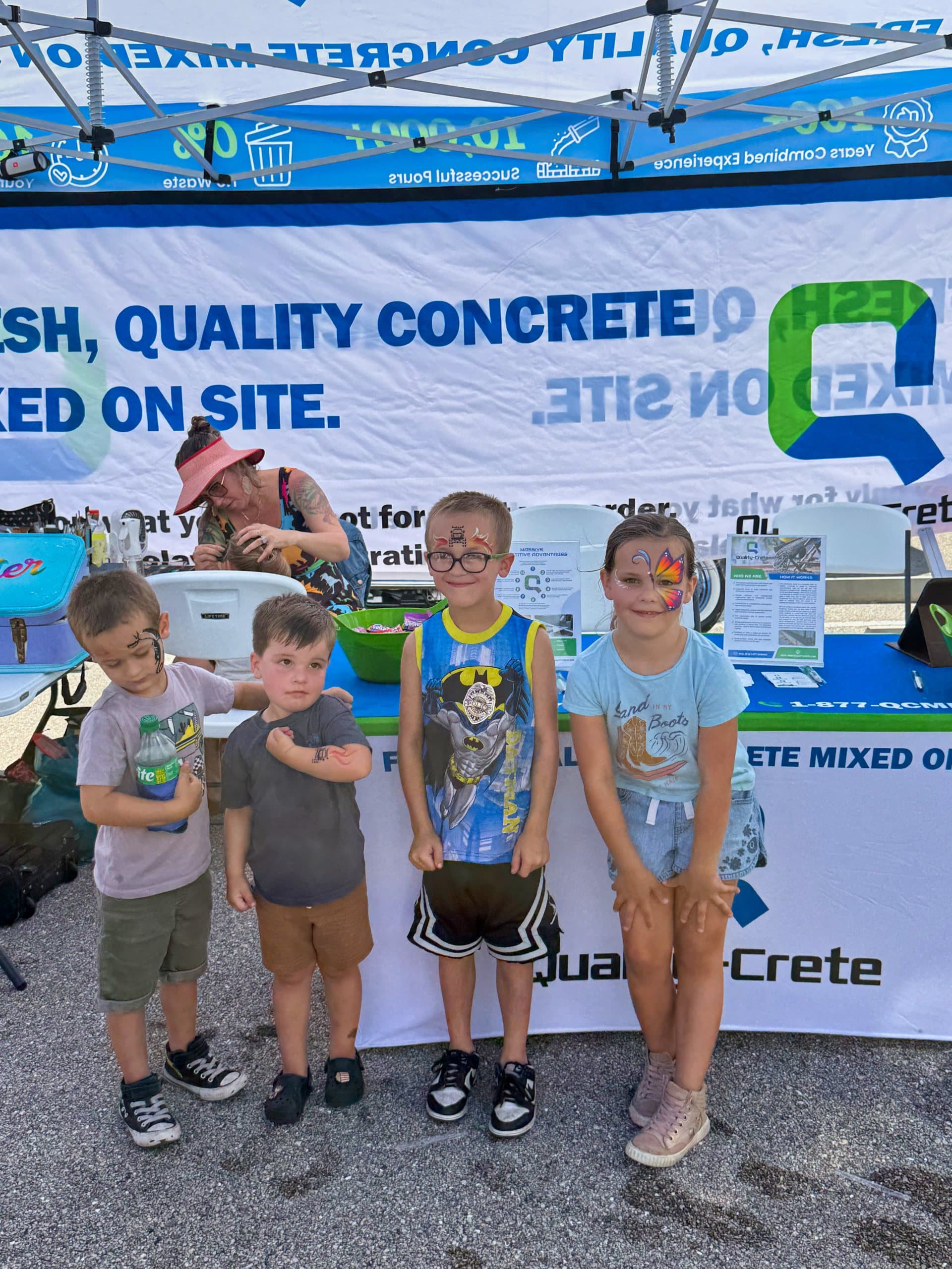 Quality-Crete team at a community event