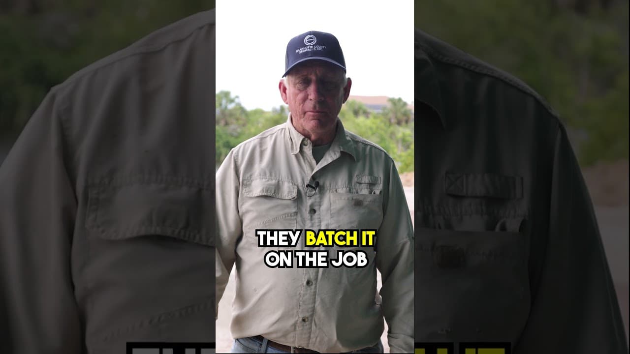 Still from the Quality-Crete video “Blair Testimonial”